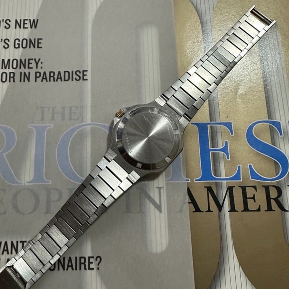 Longines Two-Tone Silver and Gold Watch - Picture 7 of 9